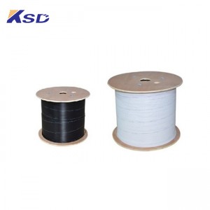 FTTH Drop Fiber Optical Cable 1 Core G657A with FRP/KFRP Strength member LSZH Jacket