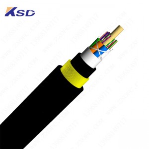 Aerial ADSS Medium span Anti-tracking 48 Core Single-mode, G 652.D Fiber Optical Cable