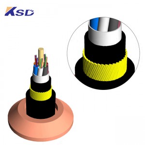 Aerial Non-metal Double Jacket G652d ADSS Fiber Optic Cable