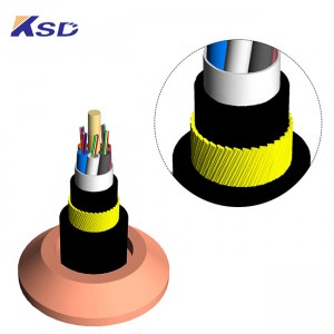 Reinforced Kevlar ADSS Optical Cable Light Weight Large Span(200-1000m)