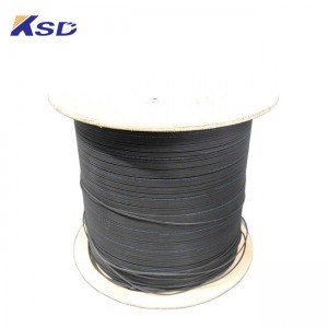 Outdoor/Indorr Bow-Type 1 core 2 core 4 core GJYXCH fiber optic cable with steel wire messenger