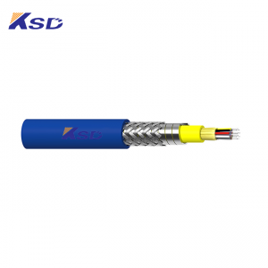 Indoor armored single core optical fiber cable GJSFJV