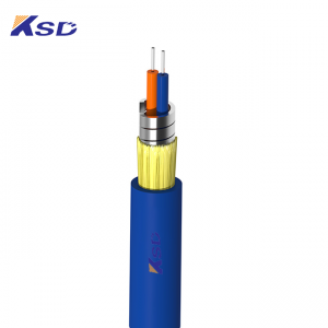 Indoor armored single core optical fiber cable GJSFJV